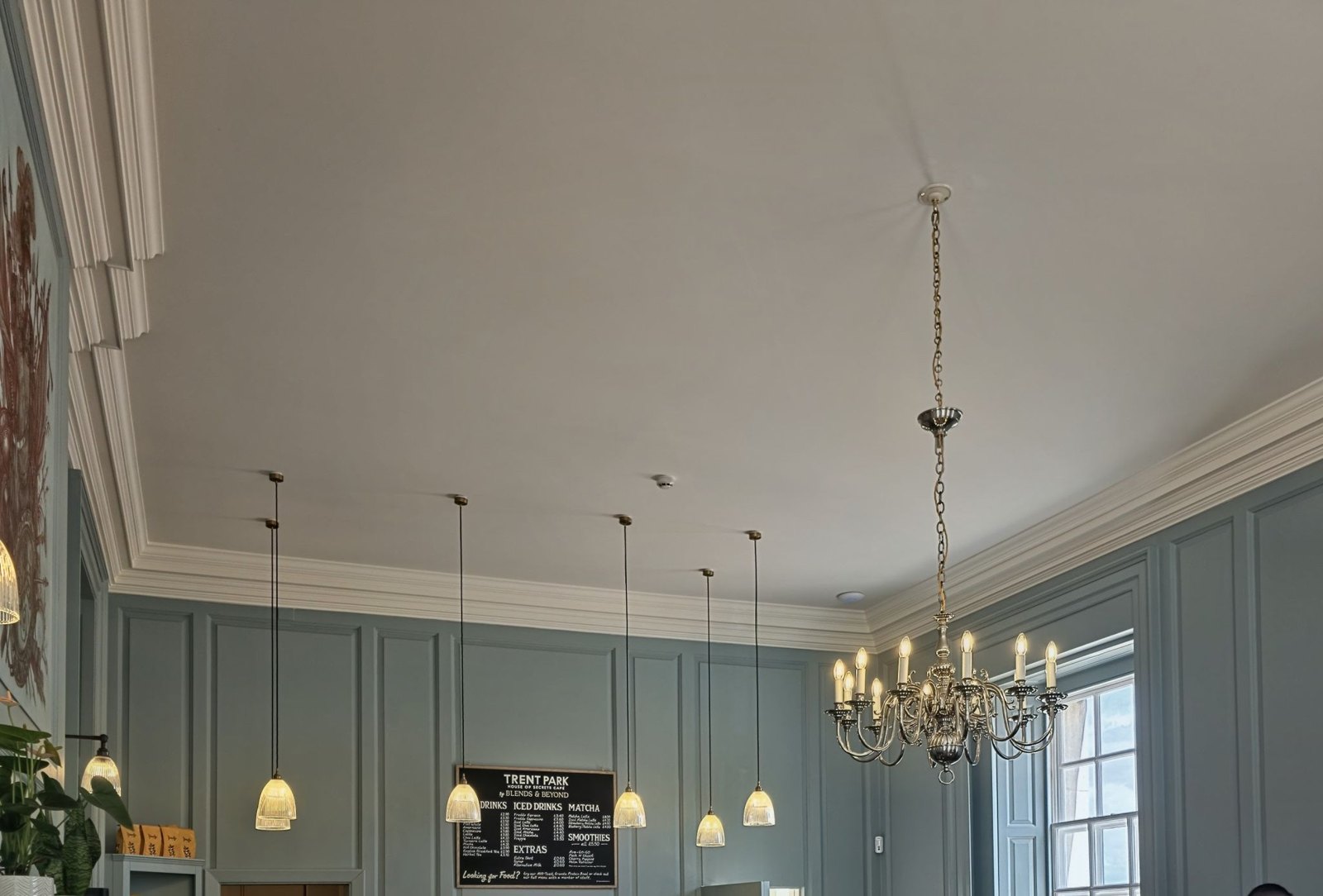 Museum café lighting
